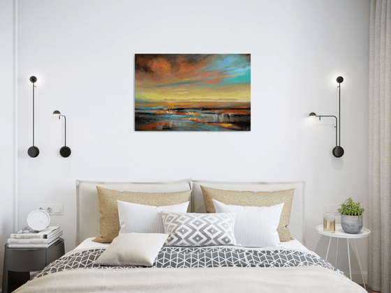 Seaside Tranquility, 30x20 in