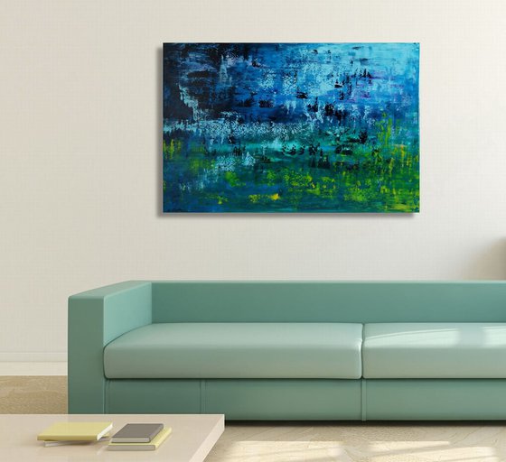 Floating IX (120 x 80cm) XXL (48 x 32 inches)