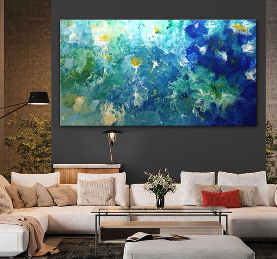 Ocean Melody - Extra Large Abstract Painting