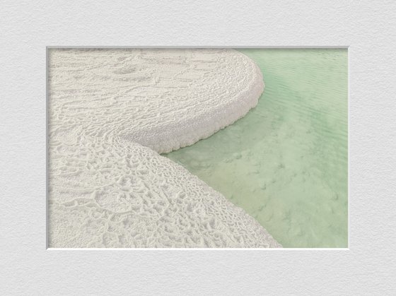 Dead Sea. Near the clear water
