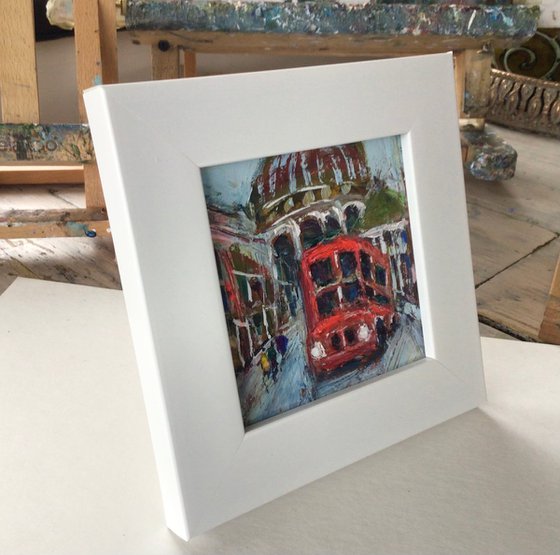 LONDON BUS .....    FRAMED