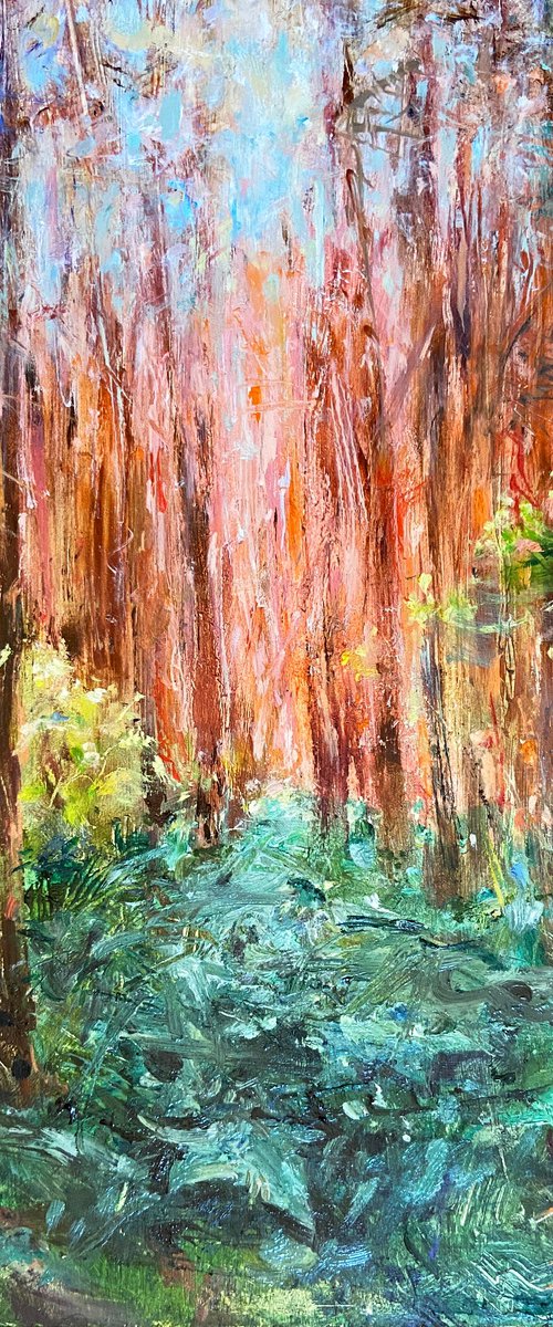Forest path by Elvira Sesenina