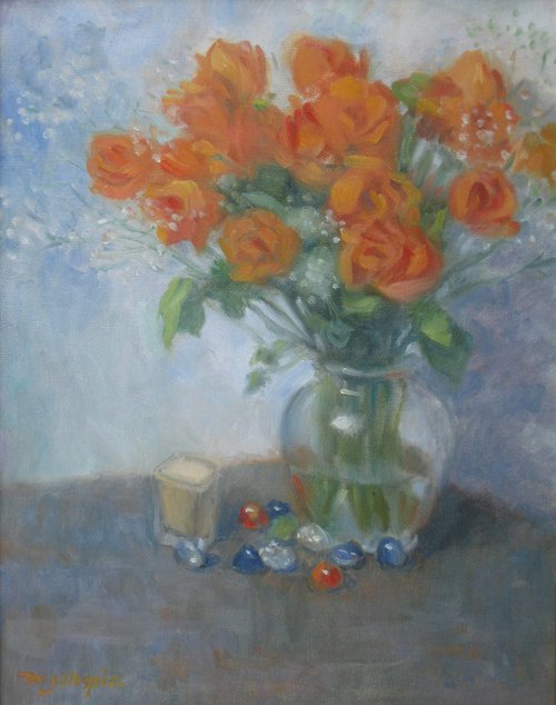 Orange Flowers by Michael Gillespie