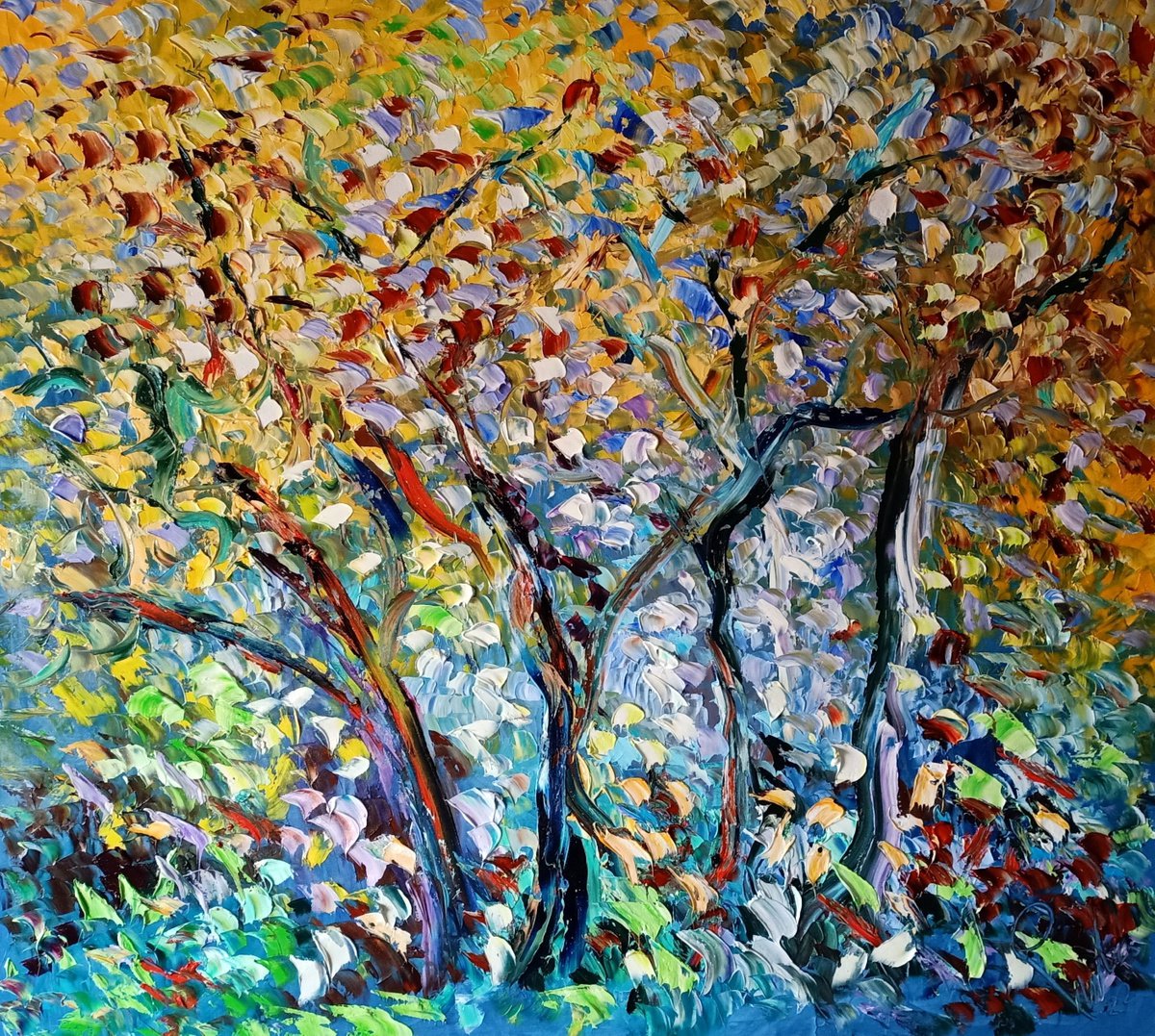 cielo e foglie by Antonino Puliafico