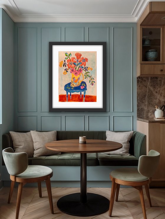 Blue Table