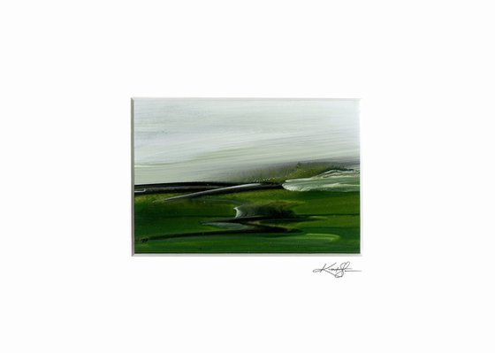 Journey 032 - Landscape painting by Kathy Morton Stanion