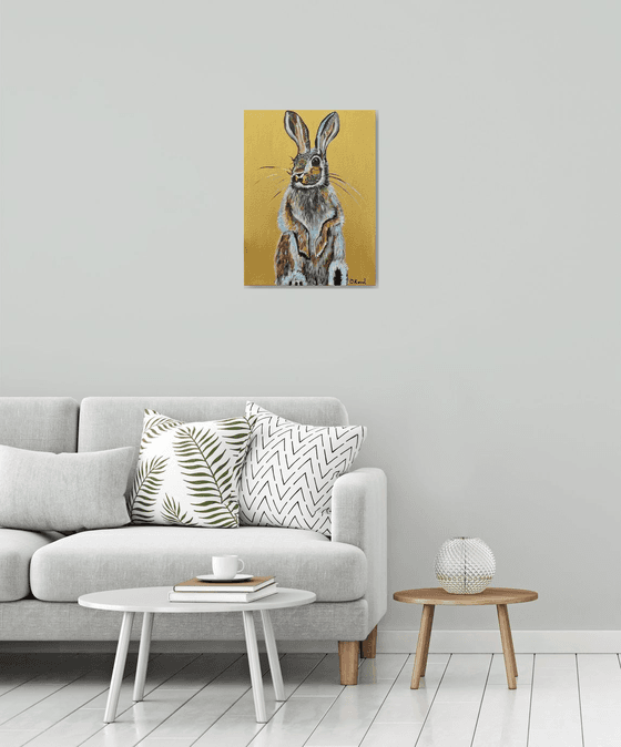 Golden bunny 4