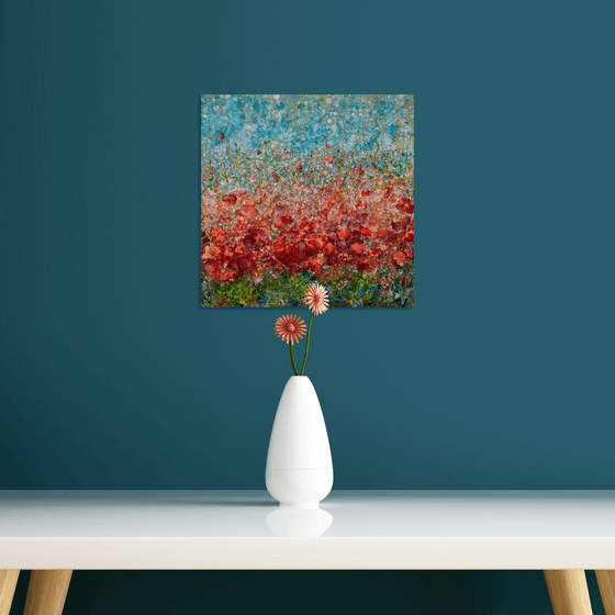 Field of Spring Poppies by @OLenaArt