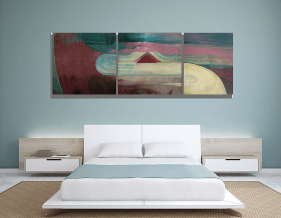 "The road" triptych