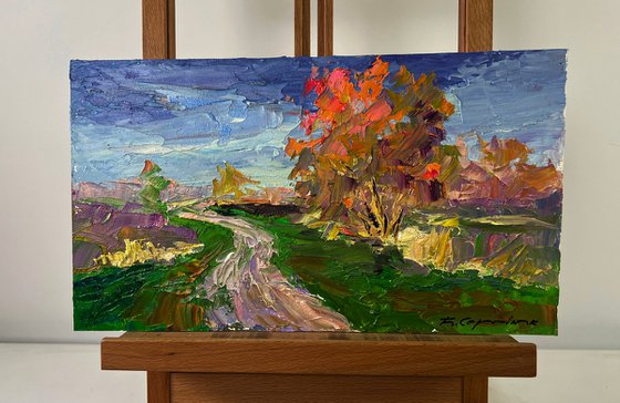 Autumn Reflected on the Face of the River