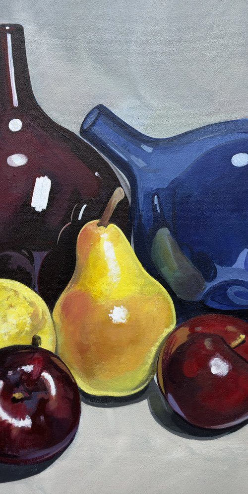 Mixed Fruit Coloured Glass by Joseph Lynch