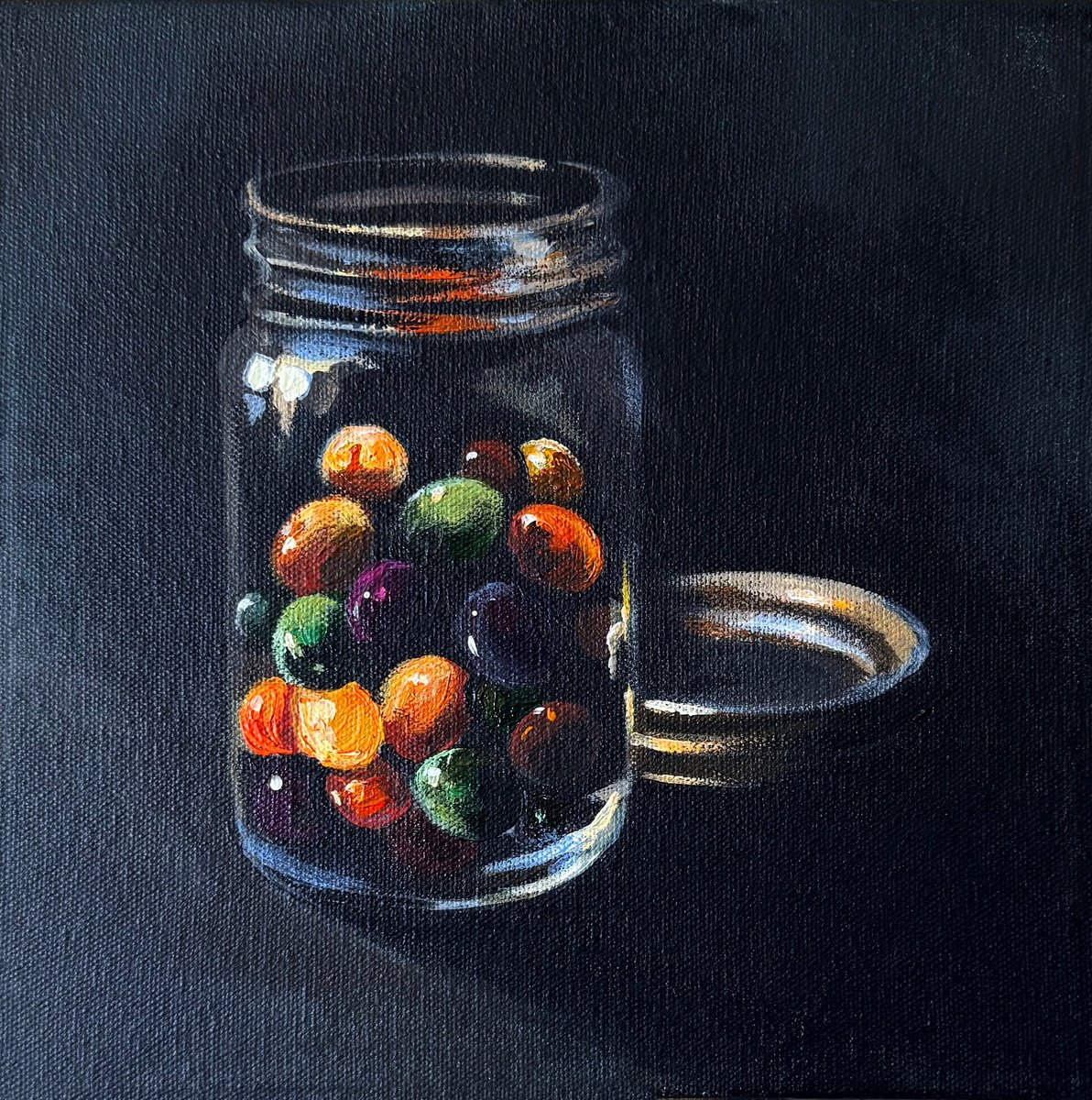 Jar Of Happiness By Maria Kireev, 10 X 10, Artwork For Sale On Artfinder