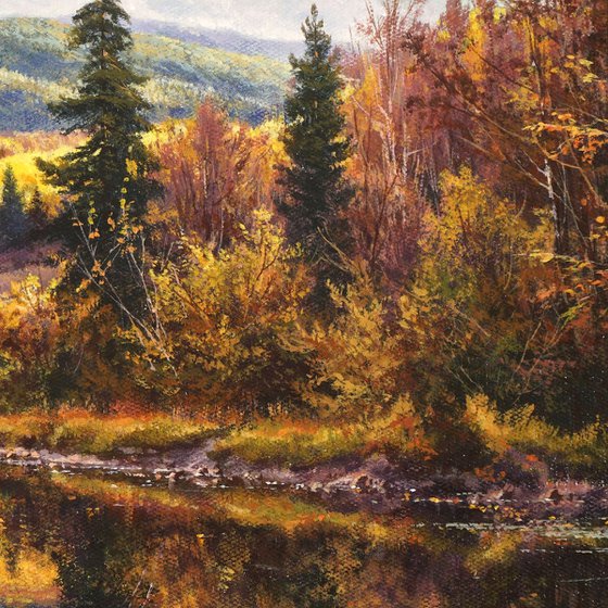 Palette of autumn reflections