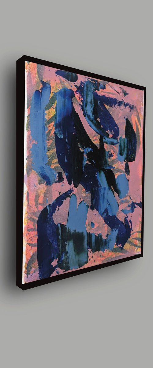 Pink abstract by Alena Kuschnereit