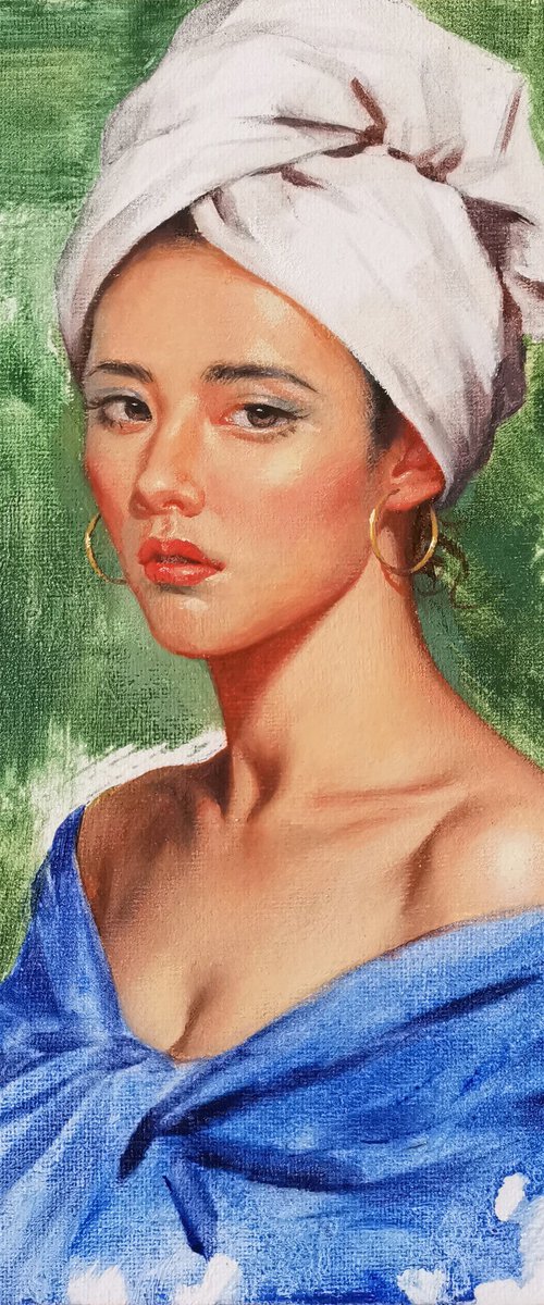 Portrait of Bather#26721 by Hongtao Huang