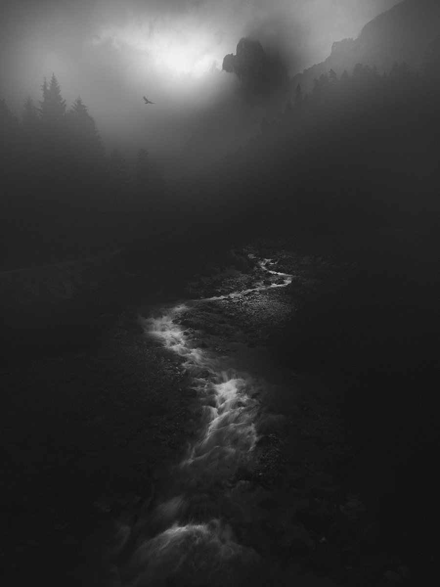 Dark Dolomites by Luca Rebustini