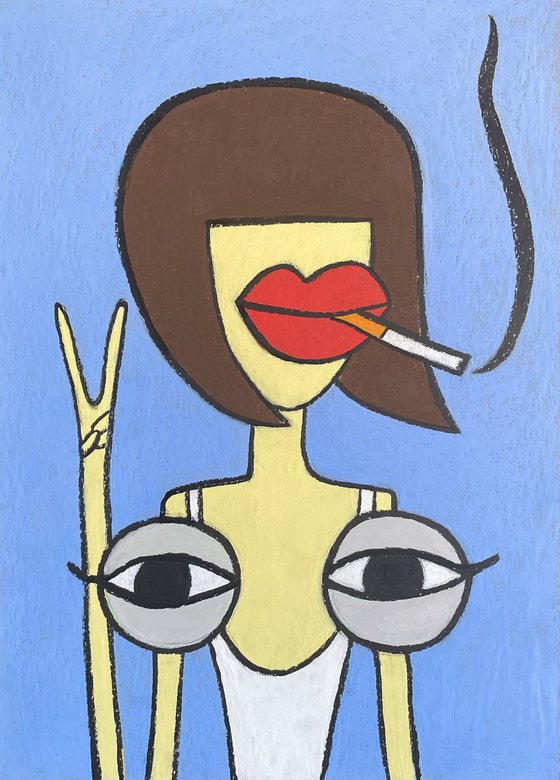 “My Tits” smoking set