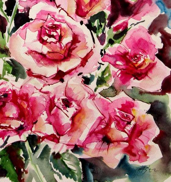 Pink roses