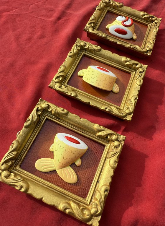 826-5 - YELLOW TRIPTYCH