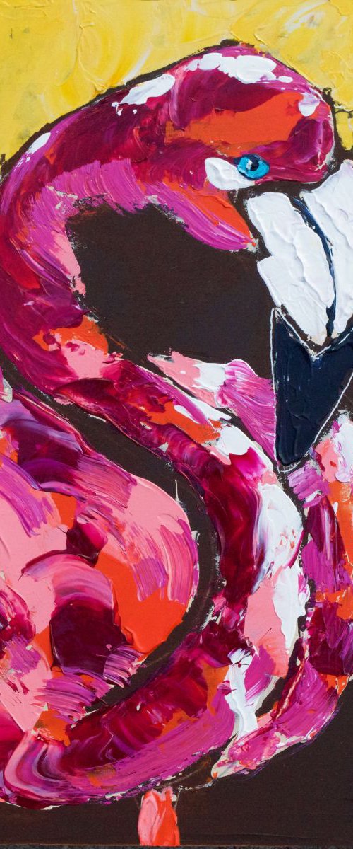Flamingo Garden by Lola Jovan