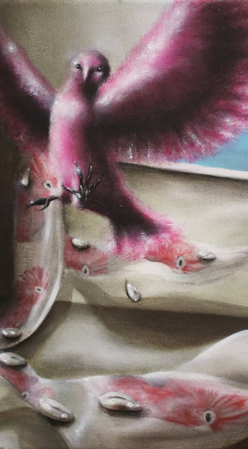 My Bird Shits All Over Naomi's by Vanessa T Stefanova