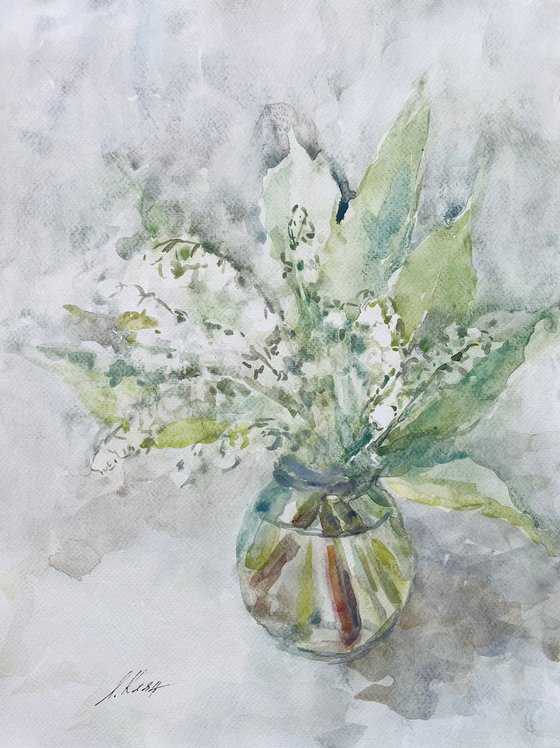 Lily of the valley 11,8x15,7in