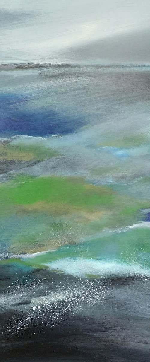 Coastal View  (May) by Nelly van Nieuwenhuijzen