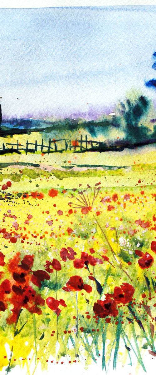 Poppy Fields by Julia  Rigby