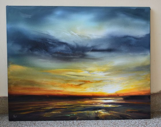 "On the edge of Tomorrow"...Large W100xH80cm SPECIAL PRICE!!!