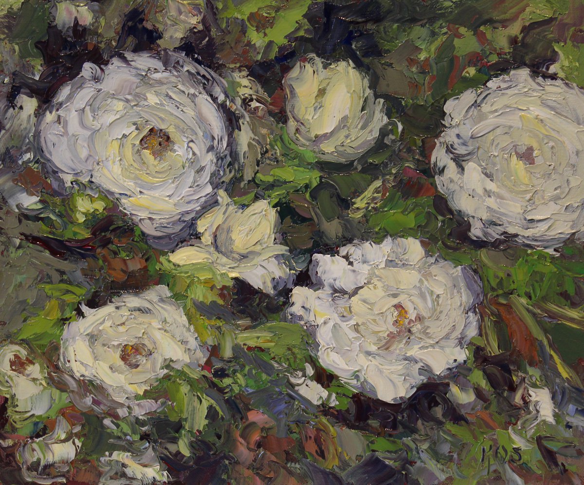 Tranquillity Roses by Kristen Olson Stone