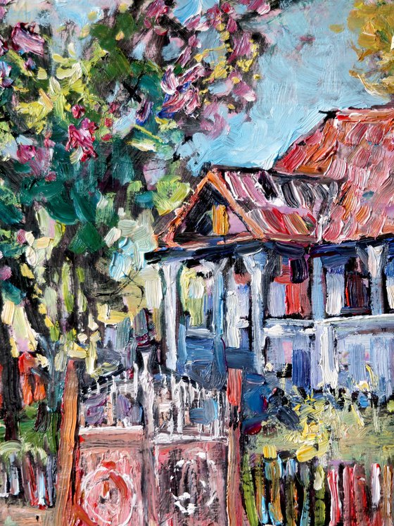 A Village House and Spring