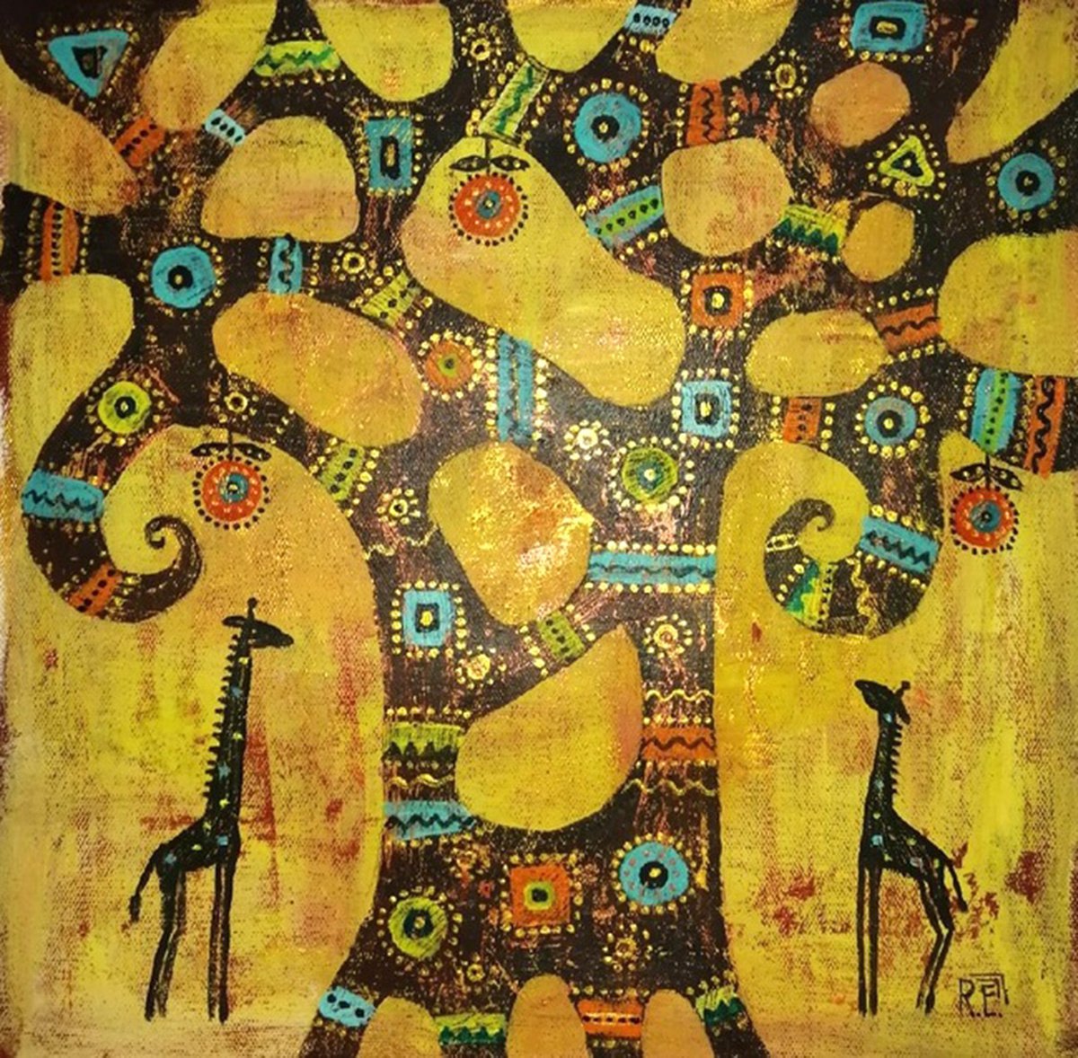 Africancon tree by Elena Razina