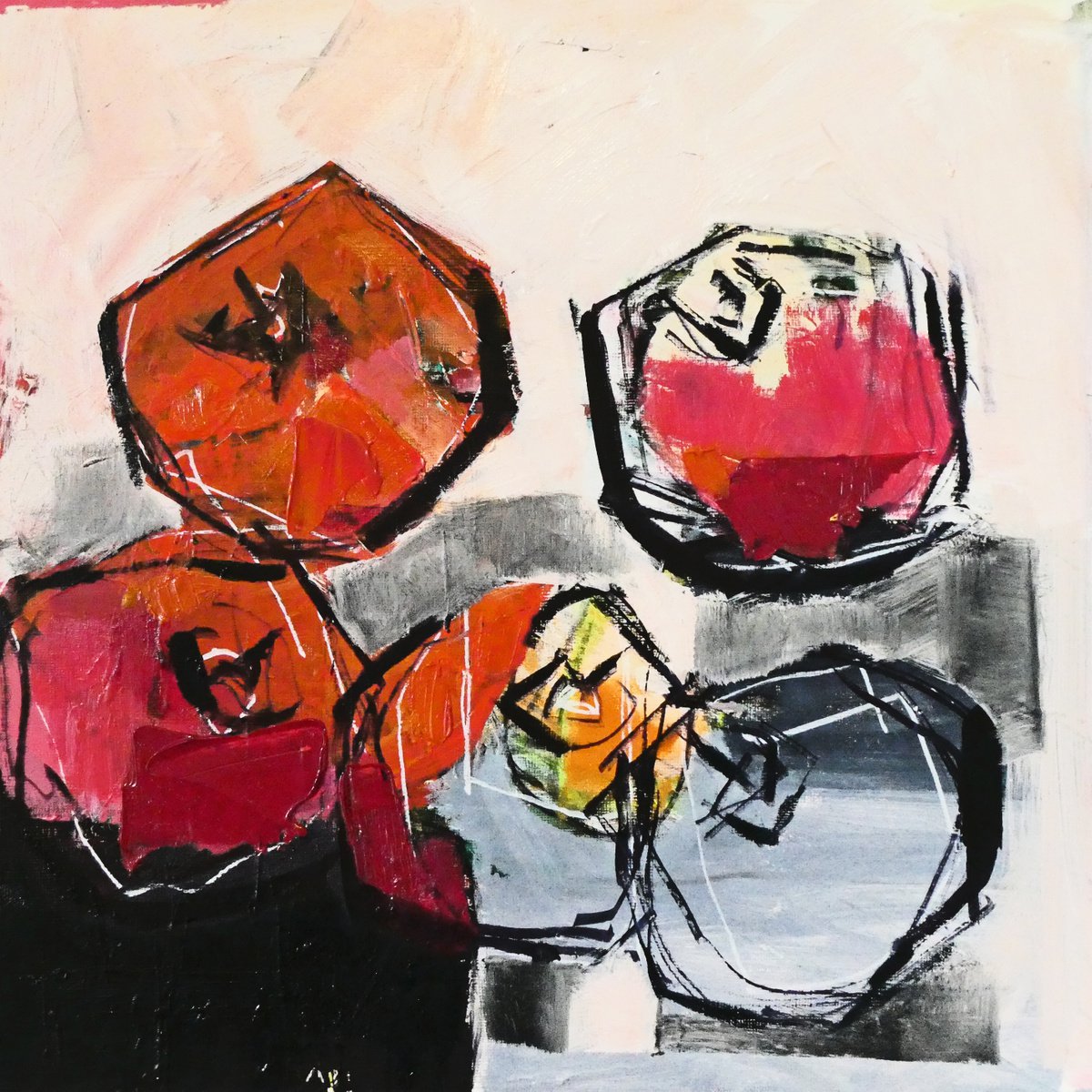 Five Red Apples : An Abstract Study by Irene Wilkes