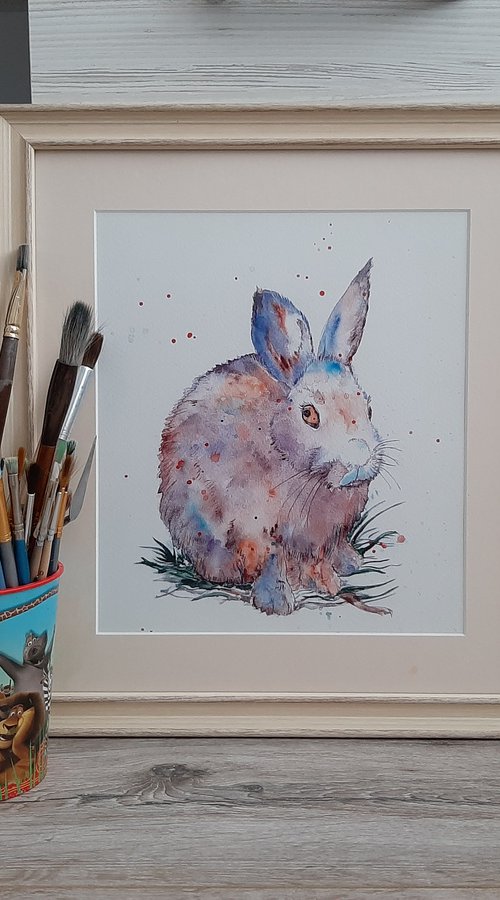 Spring bunny by Luba Ostroushko
