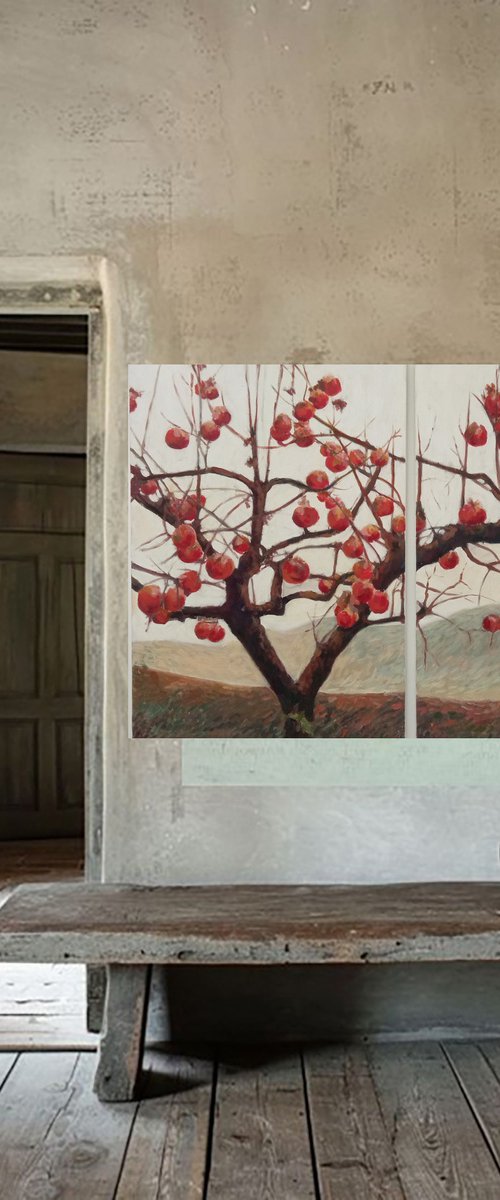 Caki trees by Ida Harm