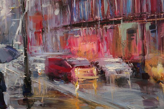 "Walk under the rain"