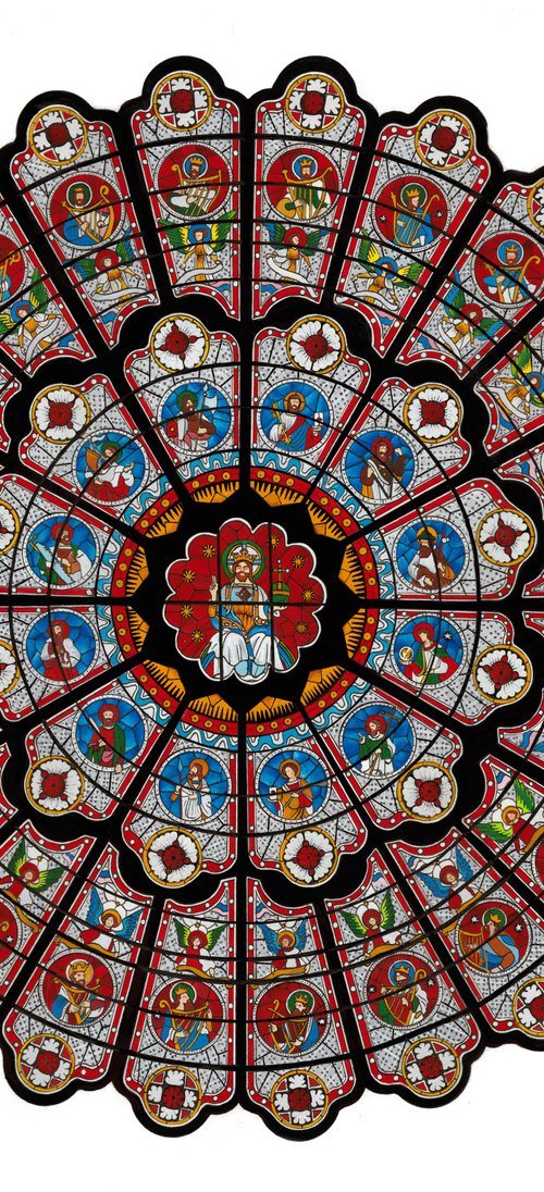 Durham Cathedral Rose Window by Shelley Ashkowski