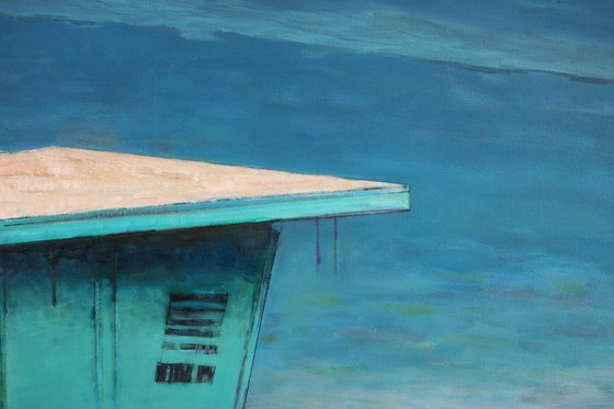 Turquoise Lifeguard Tower