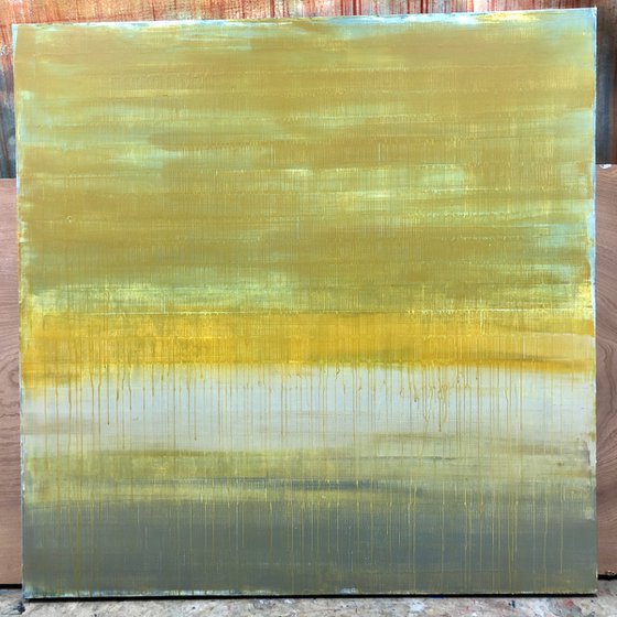 Mustard Haze (48x48in)