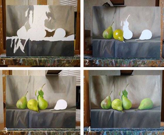 Pears 40 x 30 cm