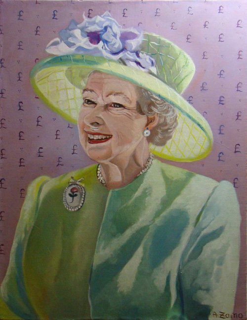 Queen Elisabeth II by Anne Zamo