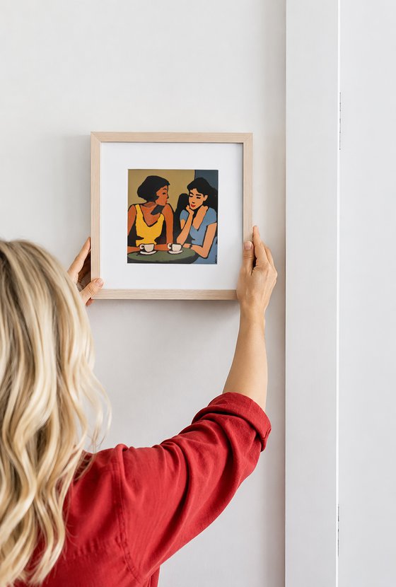 Gossip Girls. Original Painting