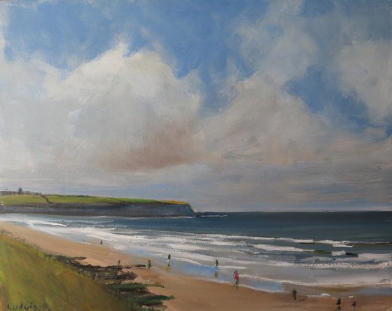 Sandsend from Whitby, Aug 4