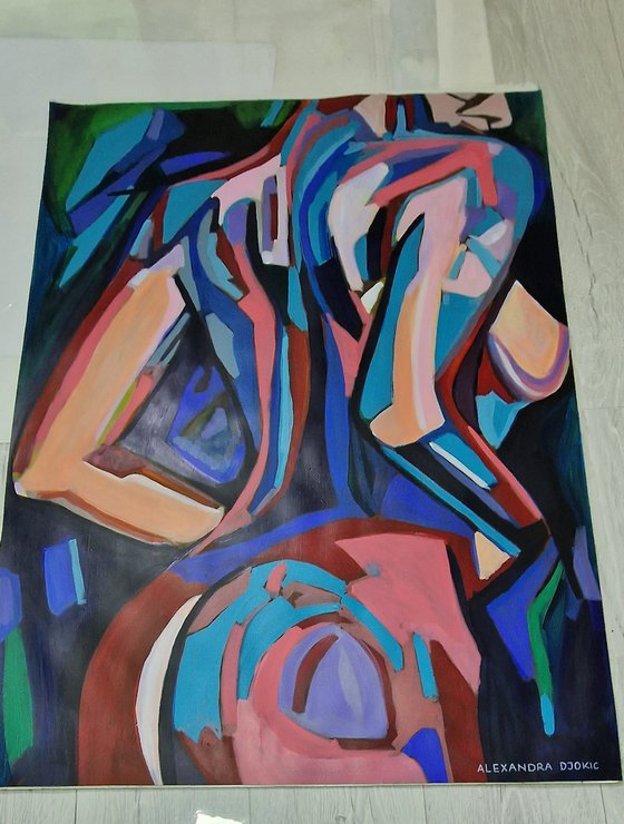 Nude Abstract / 101 x 72 cm