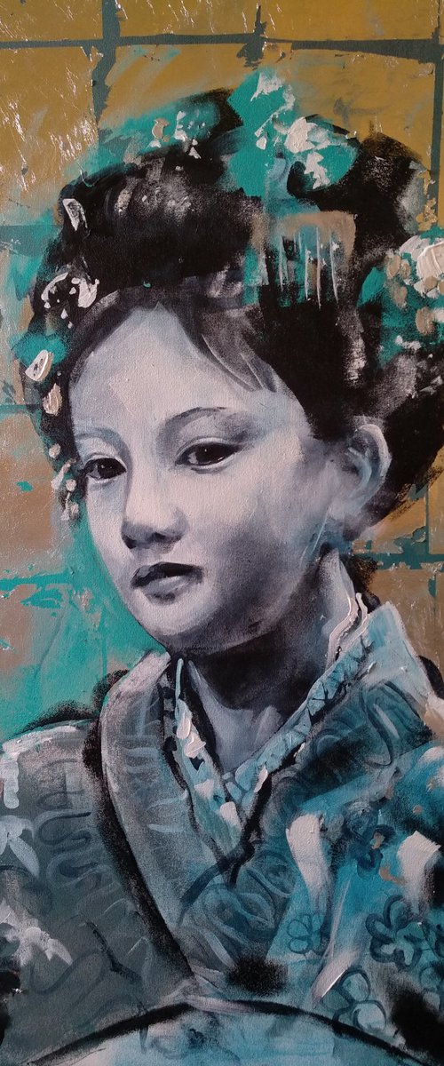 Joven gheisa n 5 by Marina Del Pozo