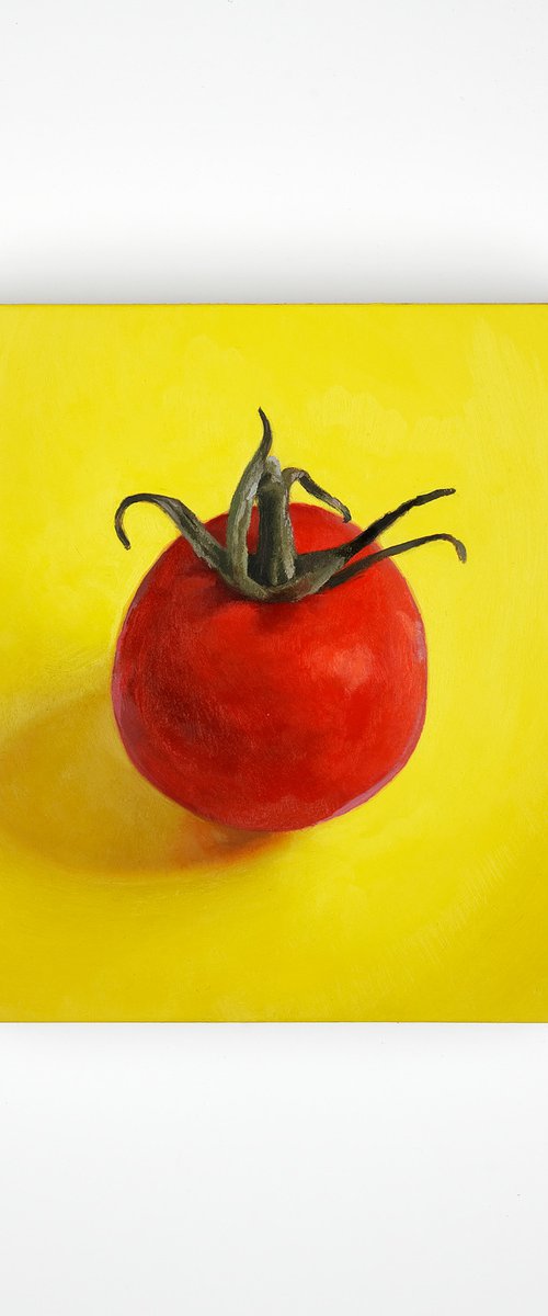Tomato on Yellow by Louis Savage