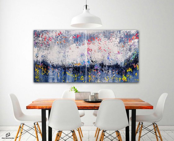200x100cm. / abstract painting / Abstract 1178
