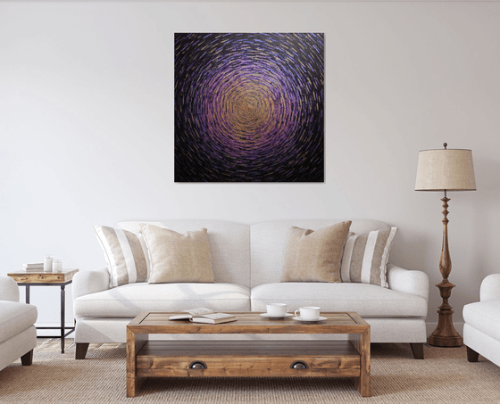 Vast amethyst gold radiance