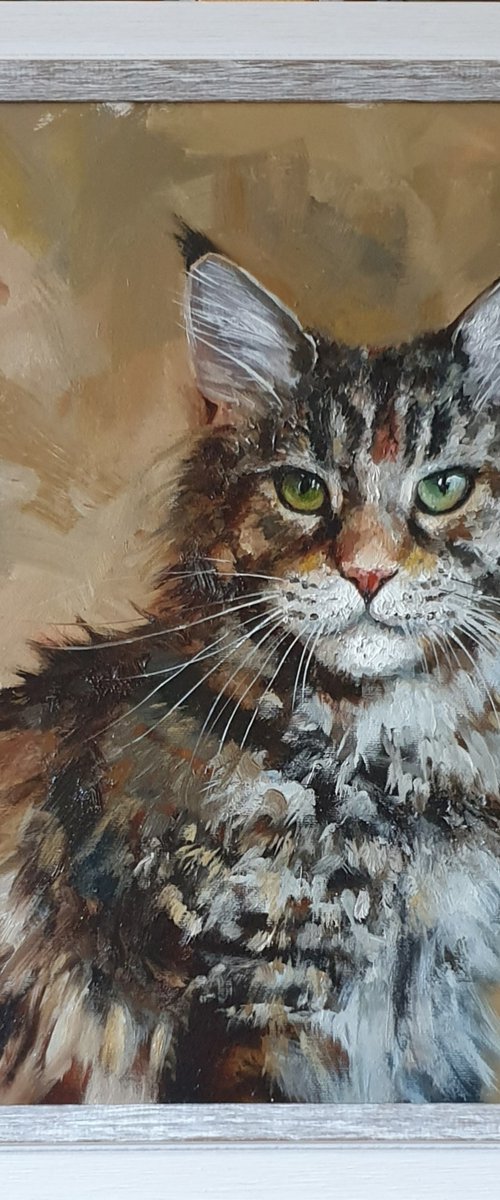 Portrait of a beautiful stranger. by Anna Bessonova (Kotelnik)