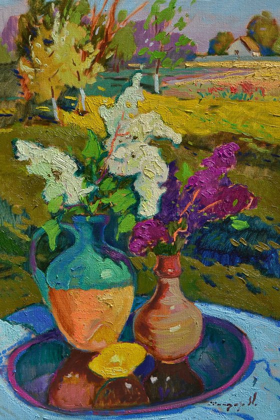 Lilac in Ceramics